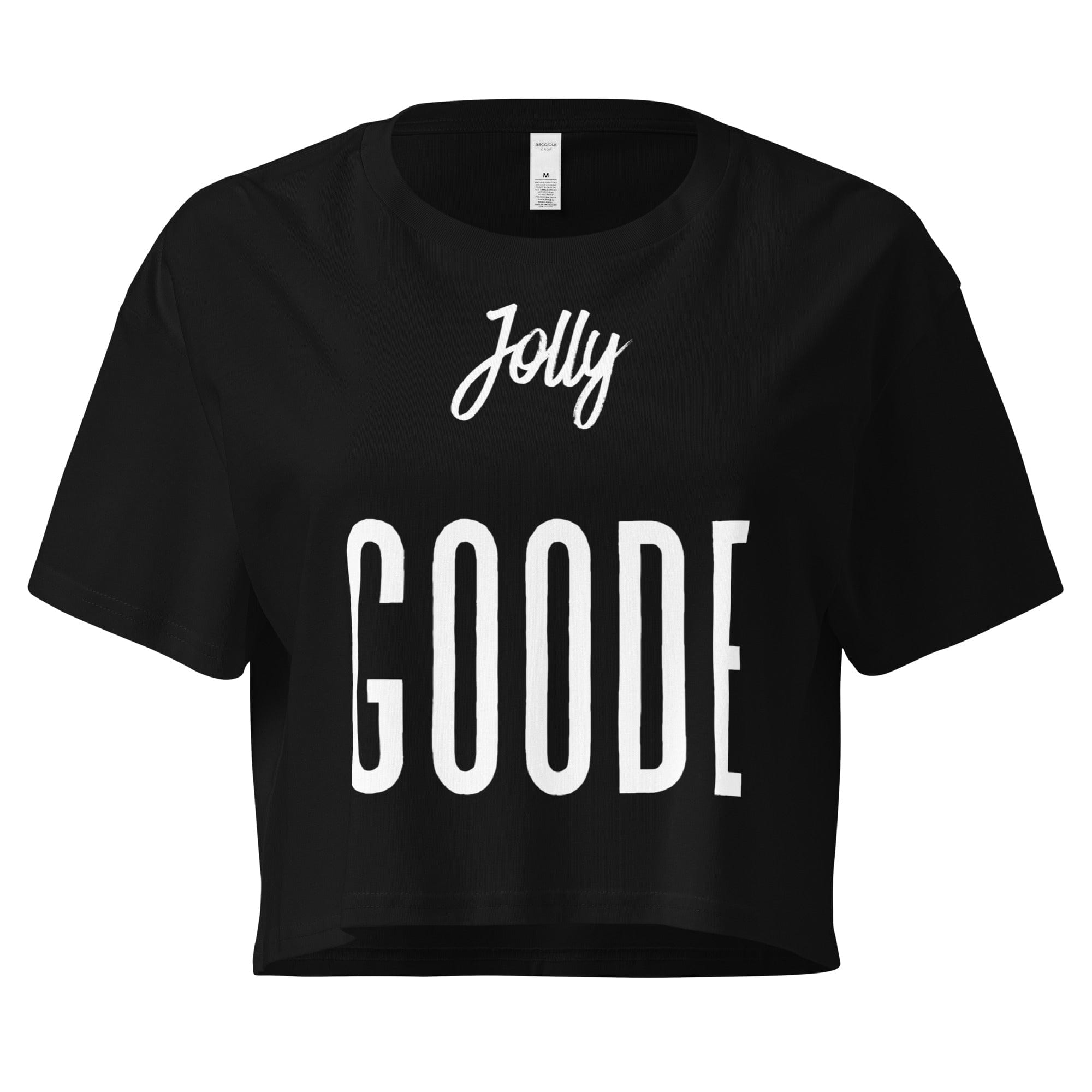 Jolly Goode Women’s Crop Top Black / XS Crop Tops Jolly & Goode