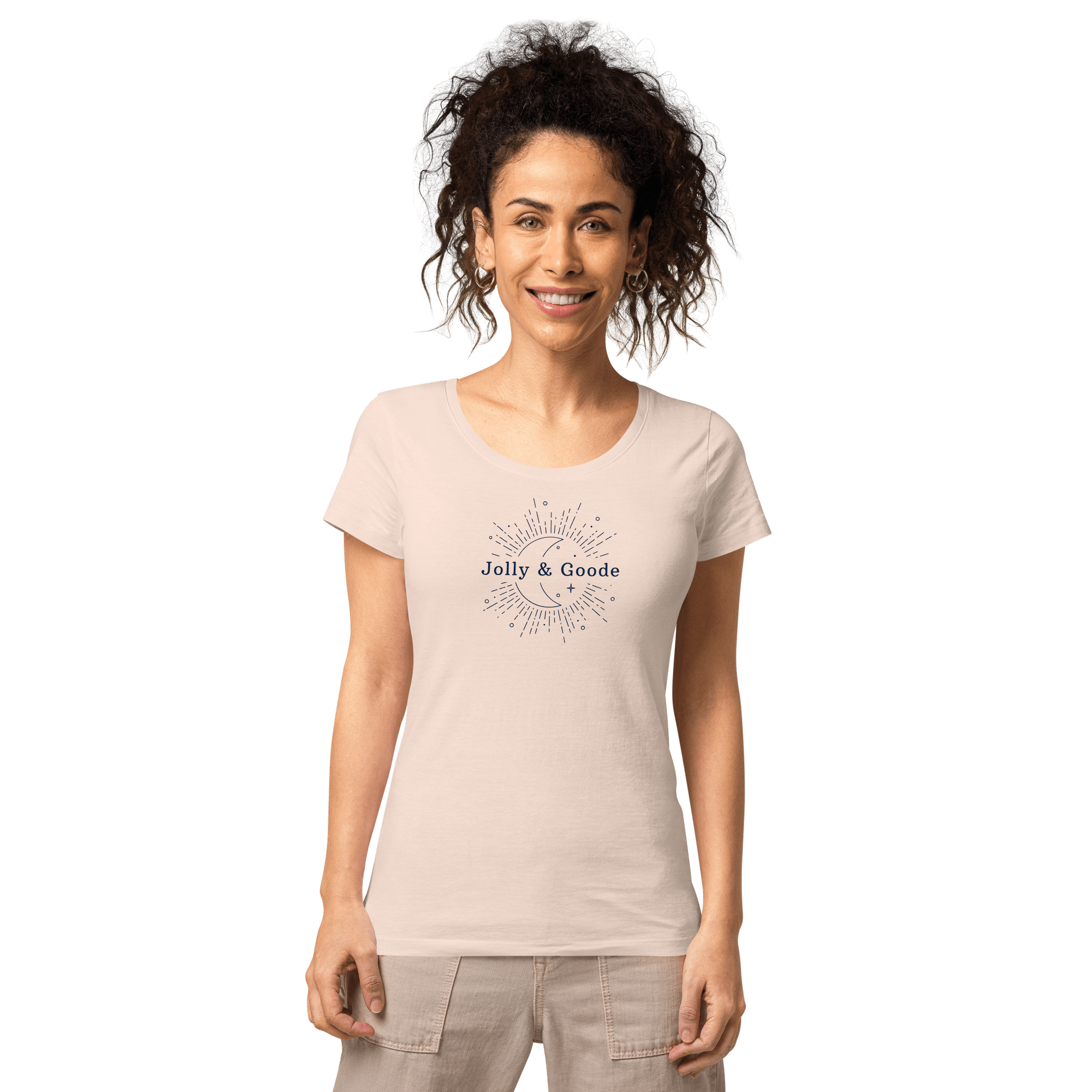 Jolly & Goode | Women’s Organic T-shirt Creamy pink / S Shirts & Tops Jolly & Goode