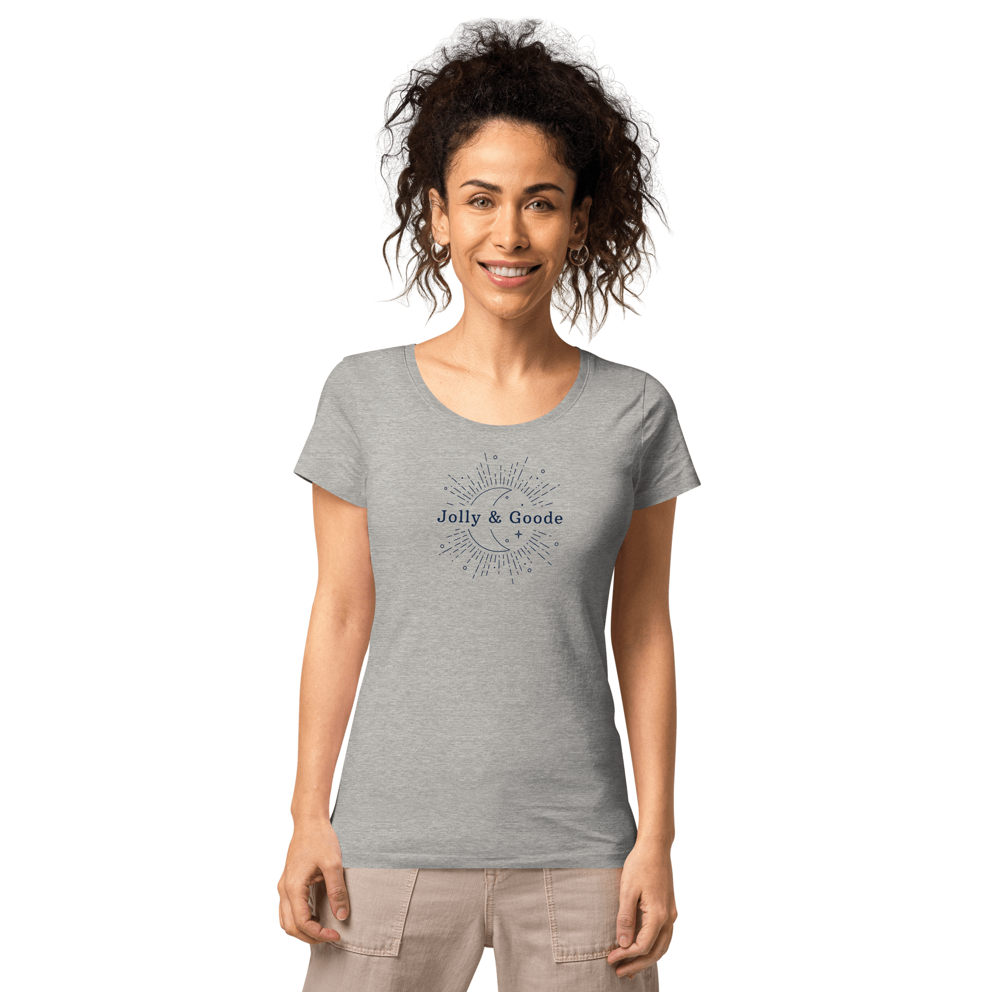 Jolly & Goode | Women’s Organic T-shirt Grey melange / S Shirts & Tops Jolly & Goode