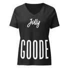 Jolly Goode Women’s Relaxed V-neck T-shirt Dark Grey Heather / S Women's Shirts Jolly & Goode