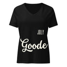 Jolly Goode Women’s Relaxed V-neck T-shirt Solid Black Blend / S Women's Shirts Jolly & Goode