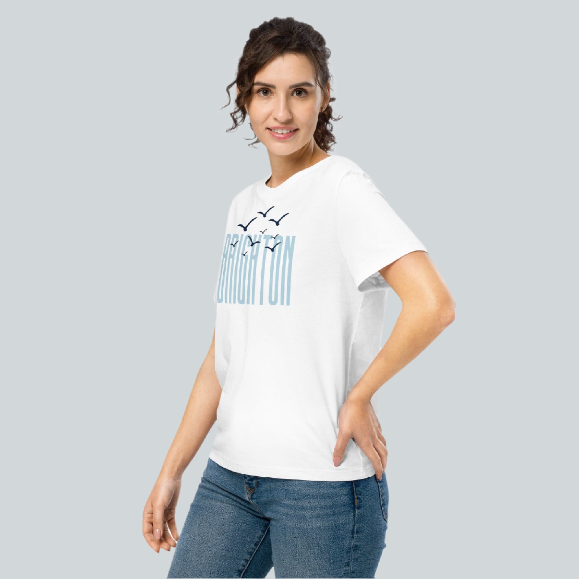 Jolly & Goode Women's Shirts Brighton Seashore | Organic Women’s Brighton Shirt Cheeky British Style