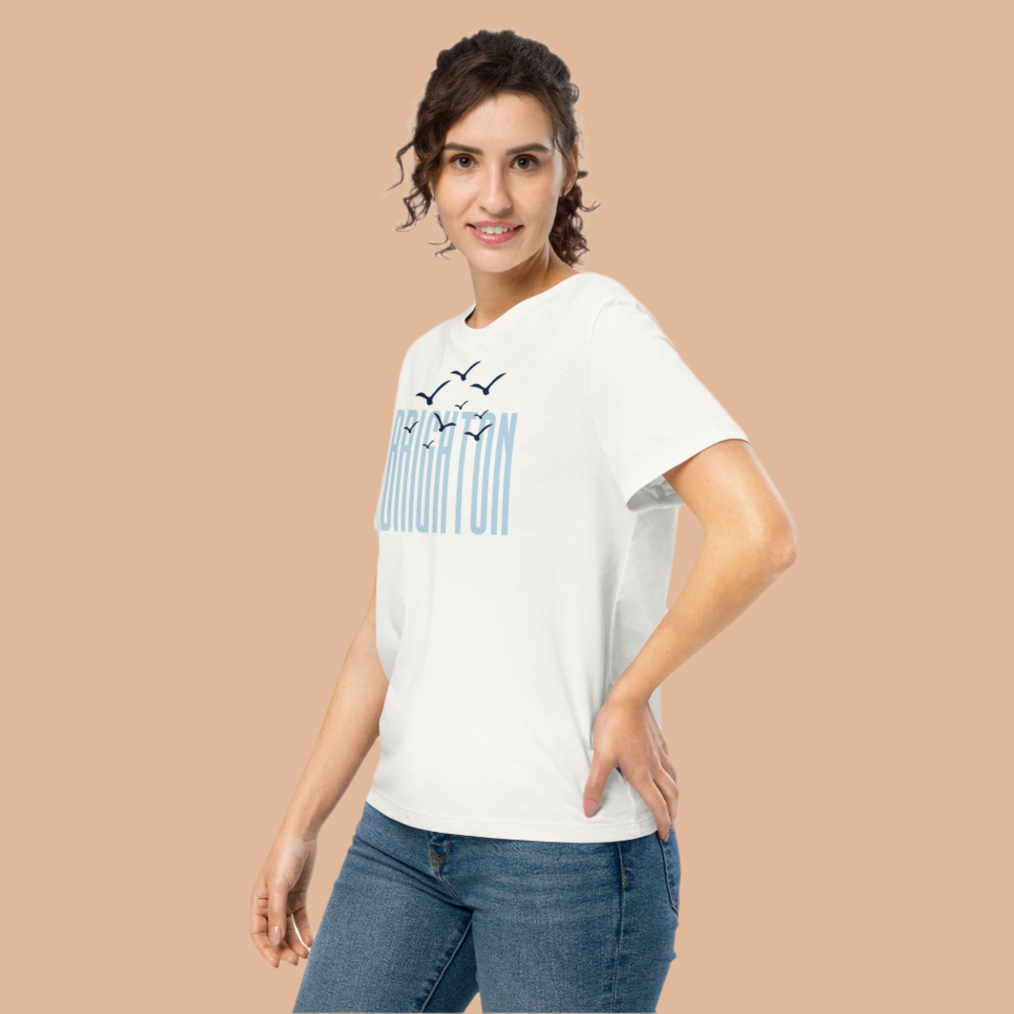 Jolly & Goode Women's Shirts Brighton Seashore | Organic Women’s Brighton Shirt Cheeky British Style