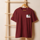 Jolly & Goode Women's Shirts Burgundy / S Emma Goode, Goode Girl OMG! Women's Organic Ribbed Neck T-shirt Cheeky British Style