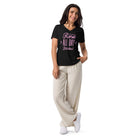Jolly & Goode Women's Shirts Rosé All Day Bitches | Women’s Relaxed V-neck T-shirt Cheeky British Style