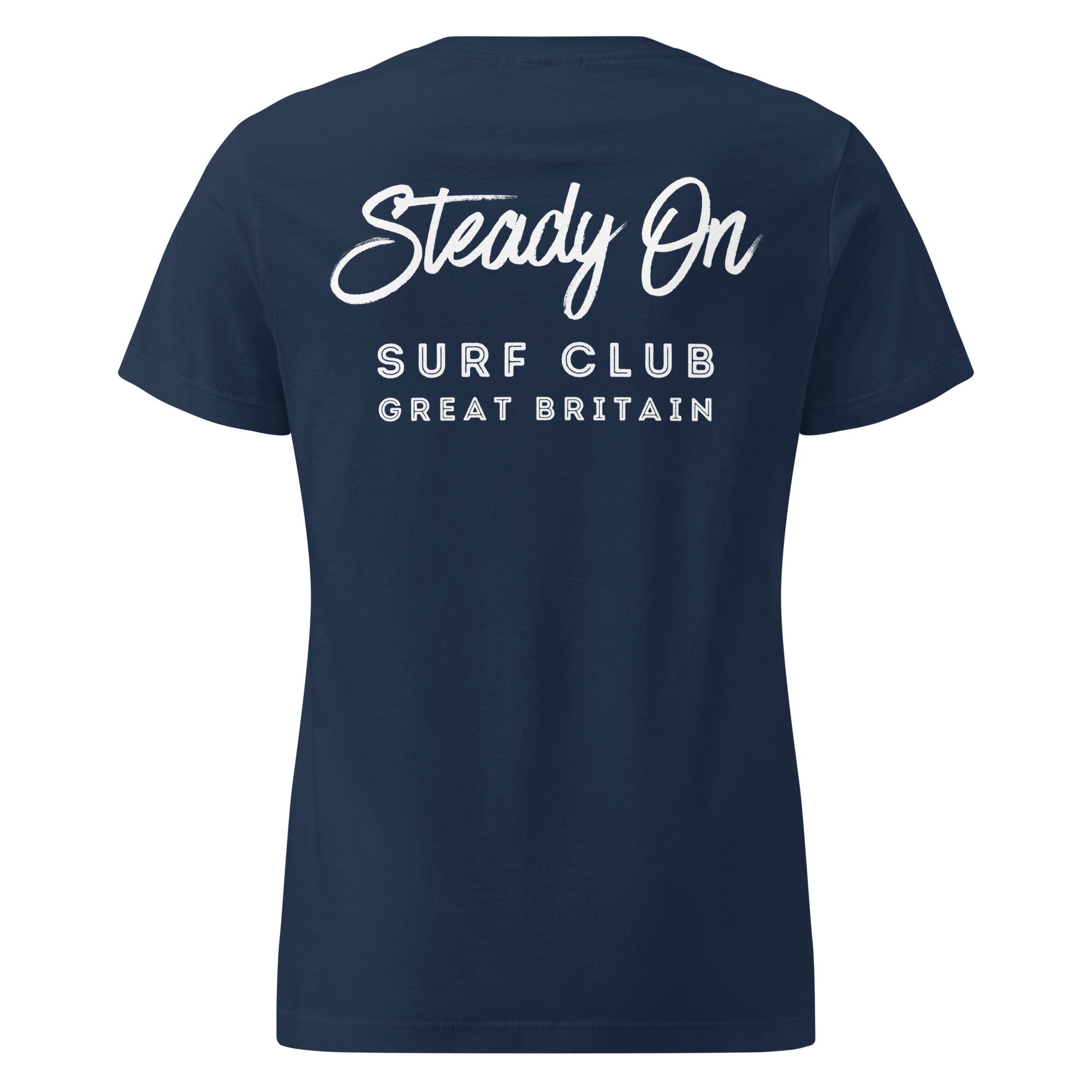 Jolly & Goode Women's Shirts Steady On Surf Club Great Britain Women’s Tee Cheeky British Style