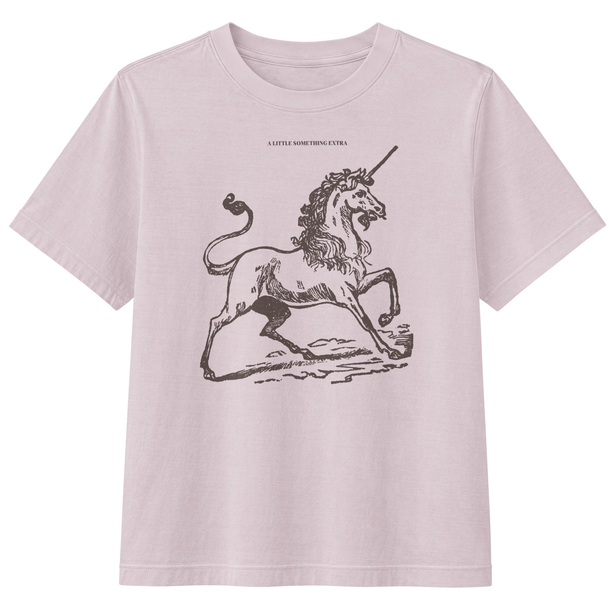 Jolly & Goode Women's Shirts Women's A Little Something Extra Unicorn Boxy Fit Tee Cheeky British Style