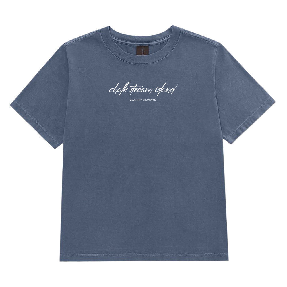 Jolly & Goode Women's Shirts Women's Chalk Stream Island Clarity Always Tee Cheeky British Style