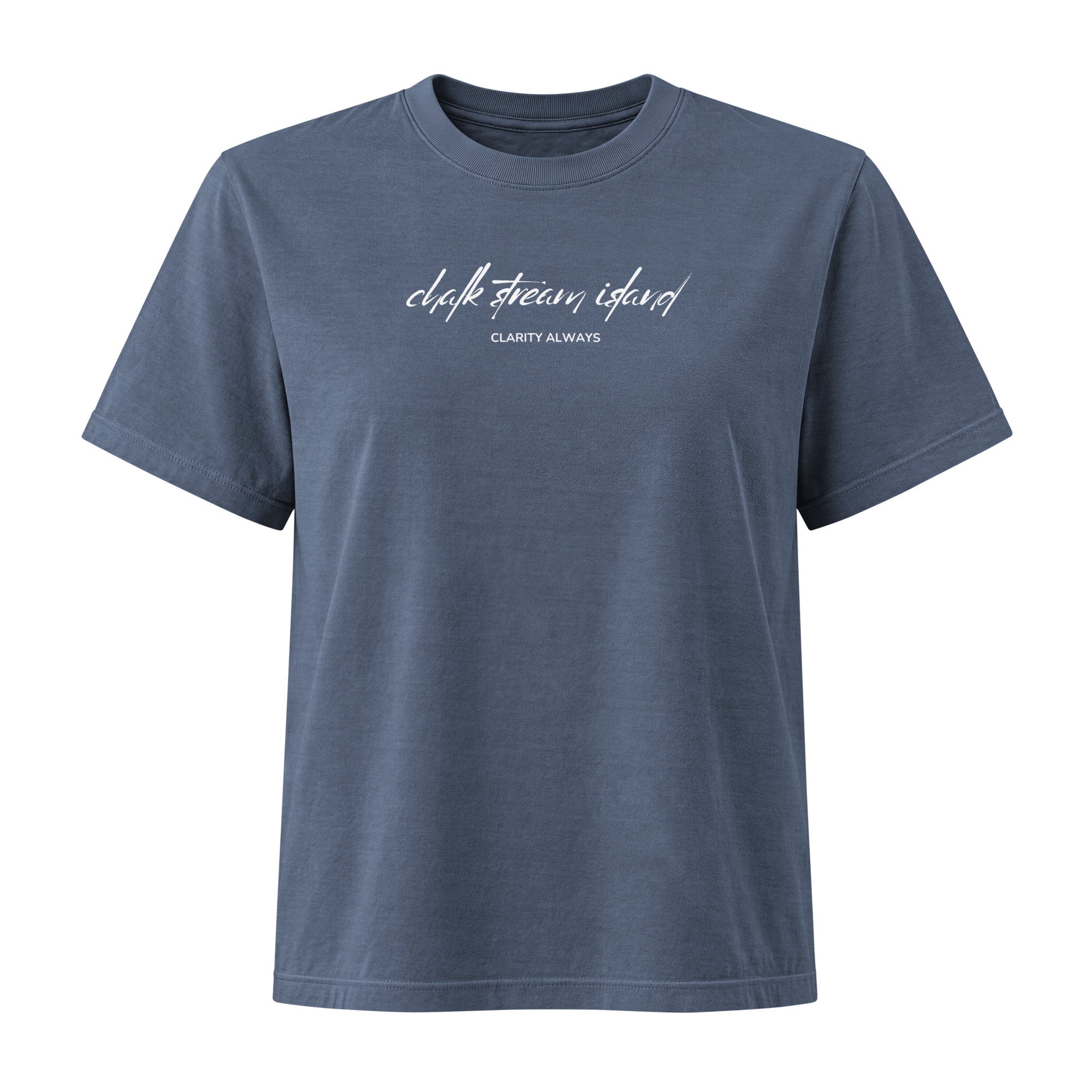 Jolly & Goode Women's Shirts Women's Chalk Stream Island Clarity Always Tee Cheeky British Style