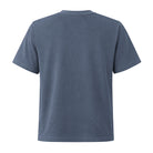 Jolly & Goode Women's Shirts Women's Crowned British Blue Cat Tee | Garment Dyed Cheeky British Style
