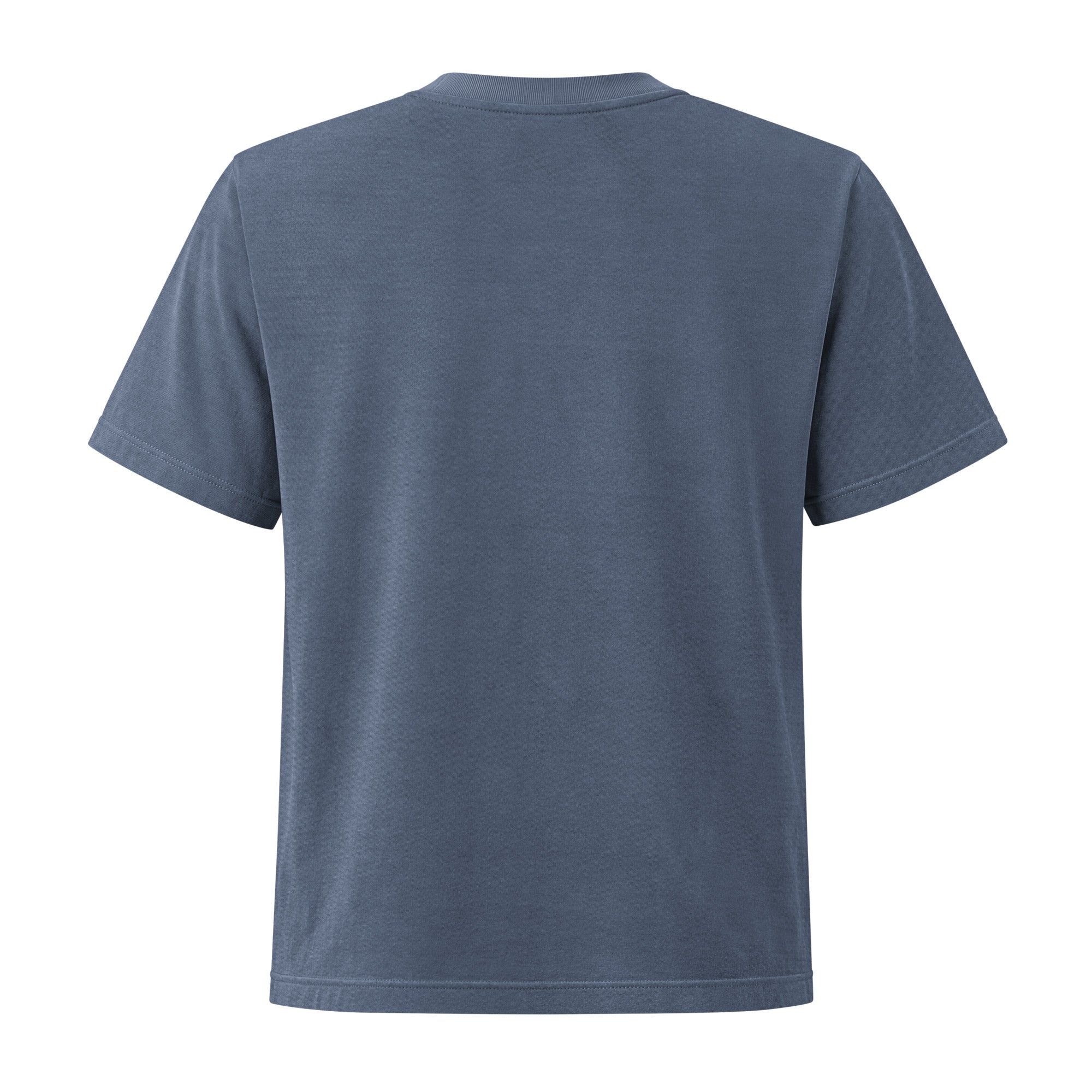 Jolly & Goode Women's Shirts Women's Crowned British Blue Cat Tee | Garment Dyed Cheeky British Style