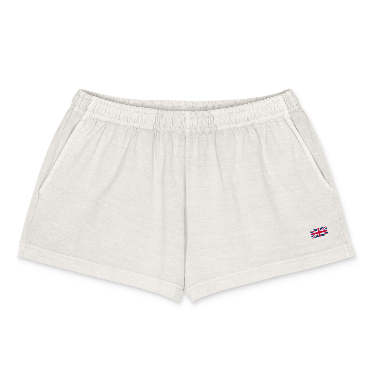 Jolly & Goode women's shorts Women's Union Jack Garment-Dyed Shorts Cheeky British Style