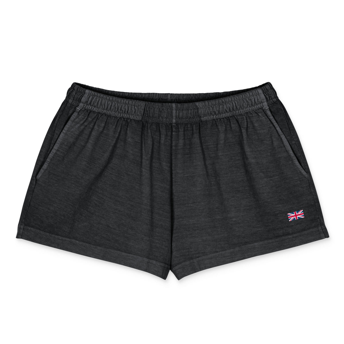 Jolly & Goode women's shorts Women's Union Jack Garment-Dyed Shorts Cheeky British Style