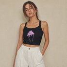 Jolly & Goode Women's Vests Brighton & Hove Ice Cream Women’s Micro-Rib Vest Cheeky British Style