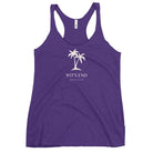 Jolly & Goode Women's Vests Purple Rush / XS Wit's End Palms Racerback Vest or Tank Top Cheeky British Style