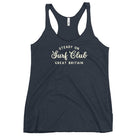 Jolly & Goode Women's Vests Vintage Navy / XS Steady On Surf Club Great Britain | Women's Racerback Vest (Tank Top) Cheeky British Style