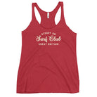 Jolly & Goode Women's Vests Vintage Red / XS Steady On Surf Club Great Britain | Women's Racerback Vest (Tank Top) Cheeky British Style