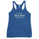 Jolly & Goode Women's Vests Vintage Royal / XS Steady On Surf Club Great Britain | Women's Racerback Vest (Tank Top) Cheeky British Style