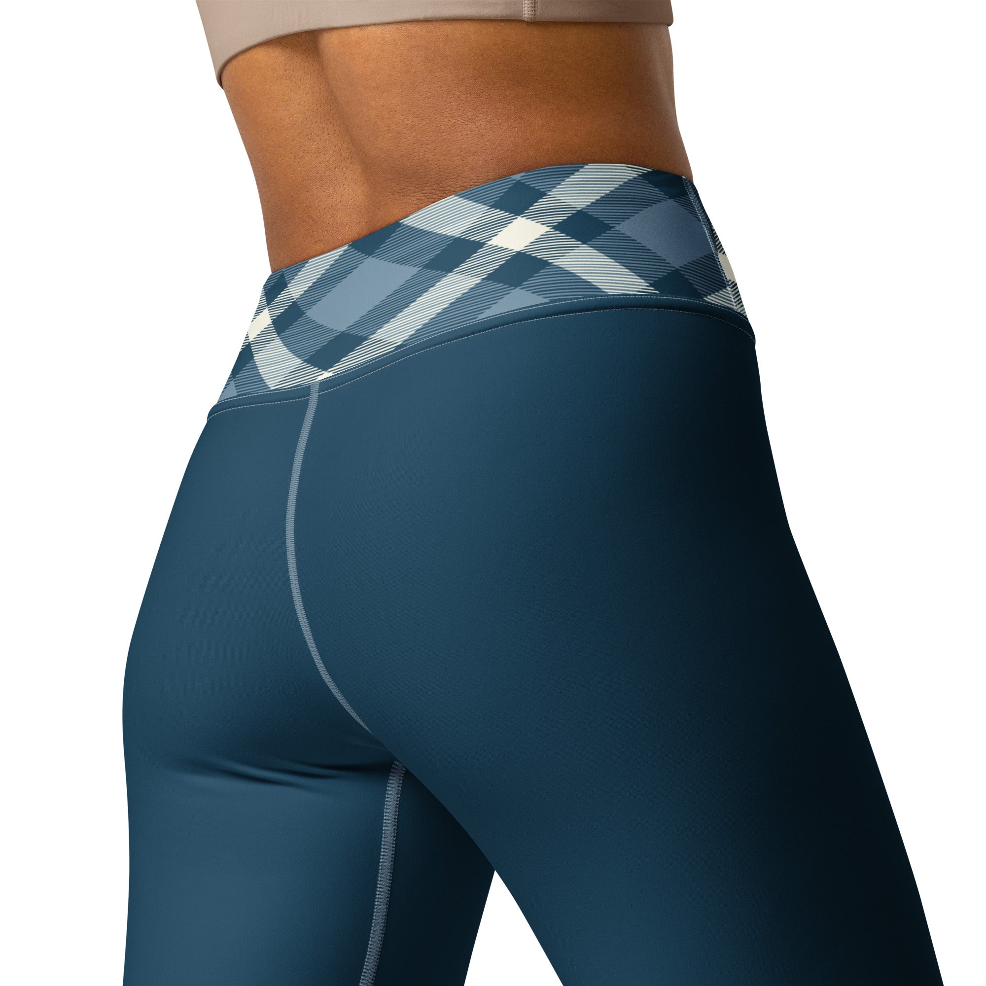 Jolly & Goode Yoga Leggings Cheeky Check Yoga Leggings Cheeky British Style