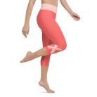 Jolly & Goode Yoga Leggings Happiness Multiplier Yoga Capri Leggings Classic Cheeky British Style