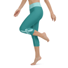 Jolly & Goode Yoga Leggings Happiness Multiplier Yoga Capri Leggings Cool Cheeky British Style