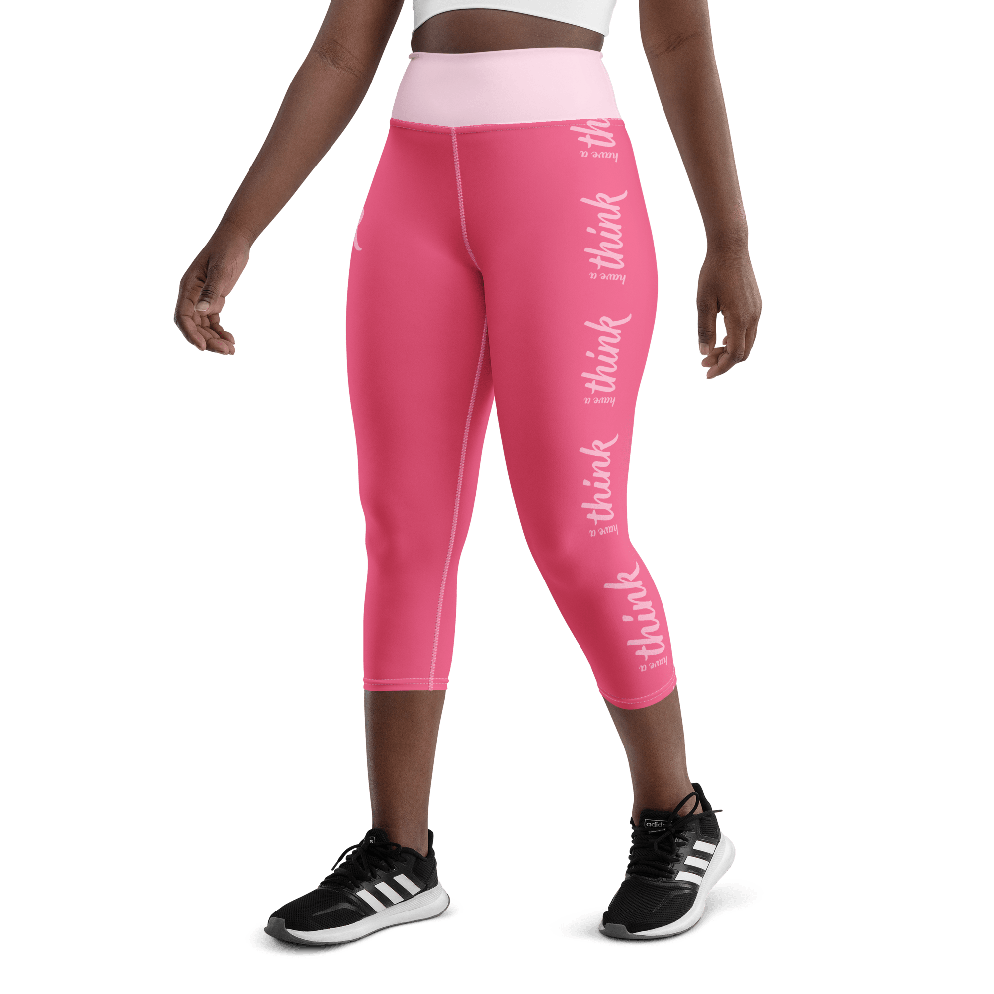 Jolly & Goode Yoga Leggings Have a Think Yoga Leggings | Capri Cheeky British Style