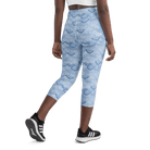 Jolly & Goode Yoga Leggings Mermaid Wight Yoga Capri Leggings Cheeky British Style