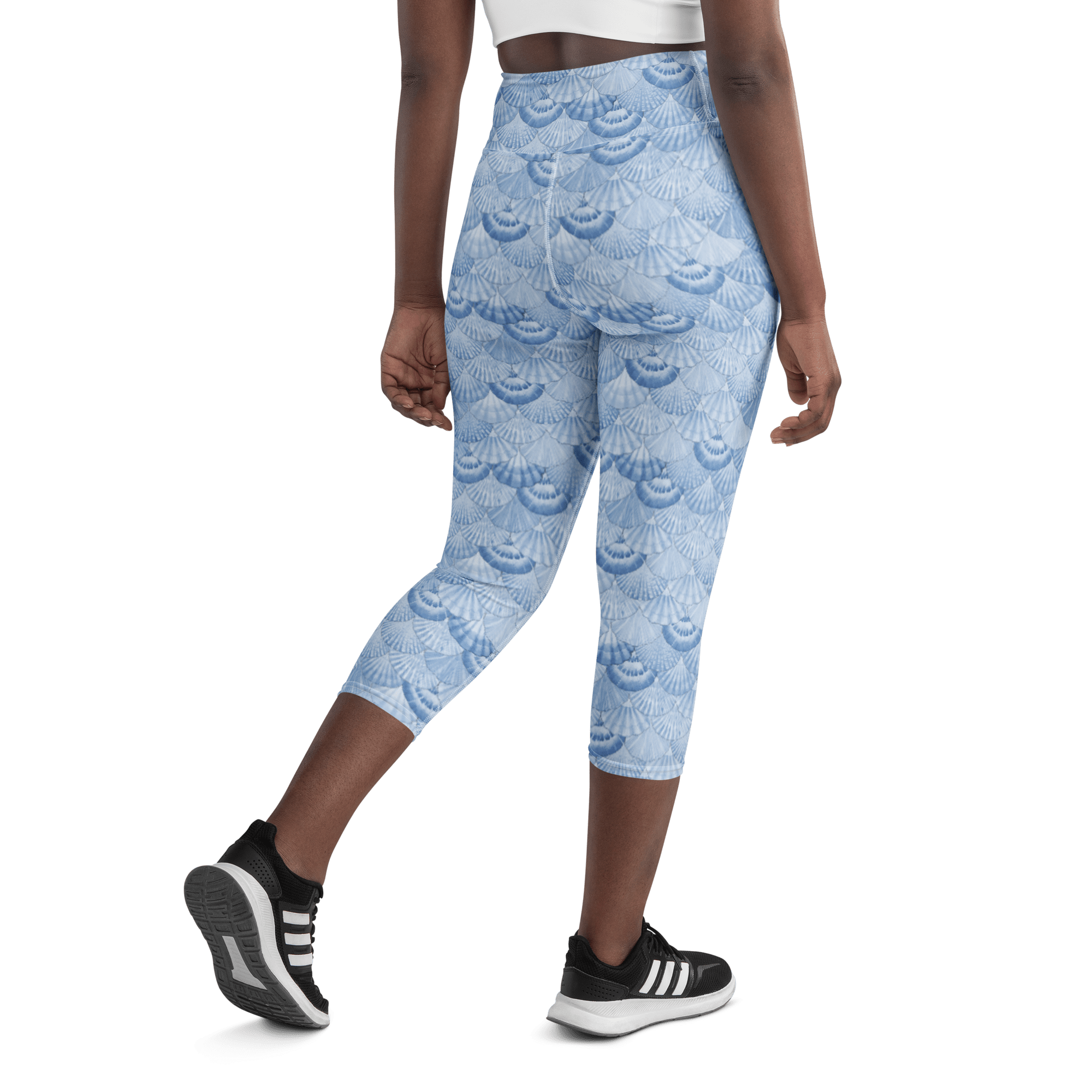 Jolly & Goode Yoga Leggings Mermaid Wight Yoga Capri Leggings Cheeky British Style