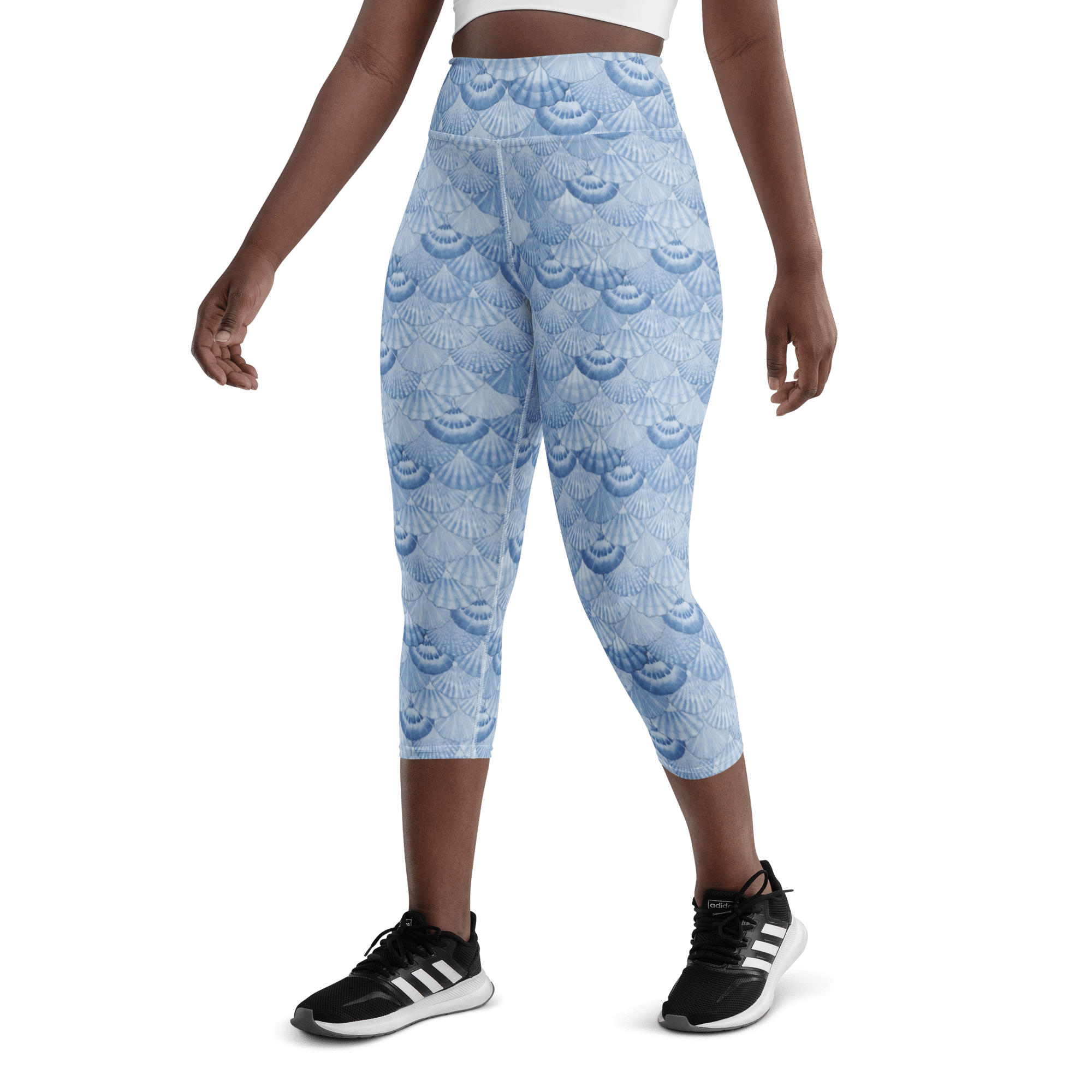 Jolly & Goode Yoga Leggings Mermaid Wight Yoga Capri Leggings Cheeky British Style