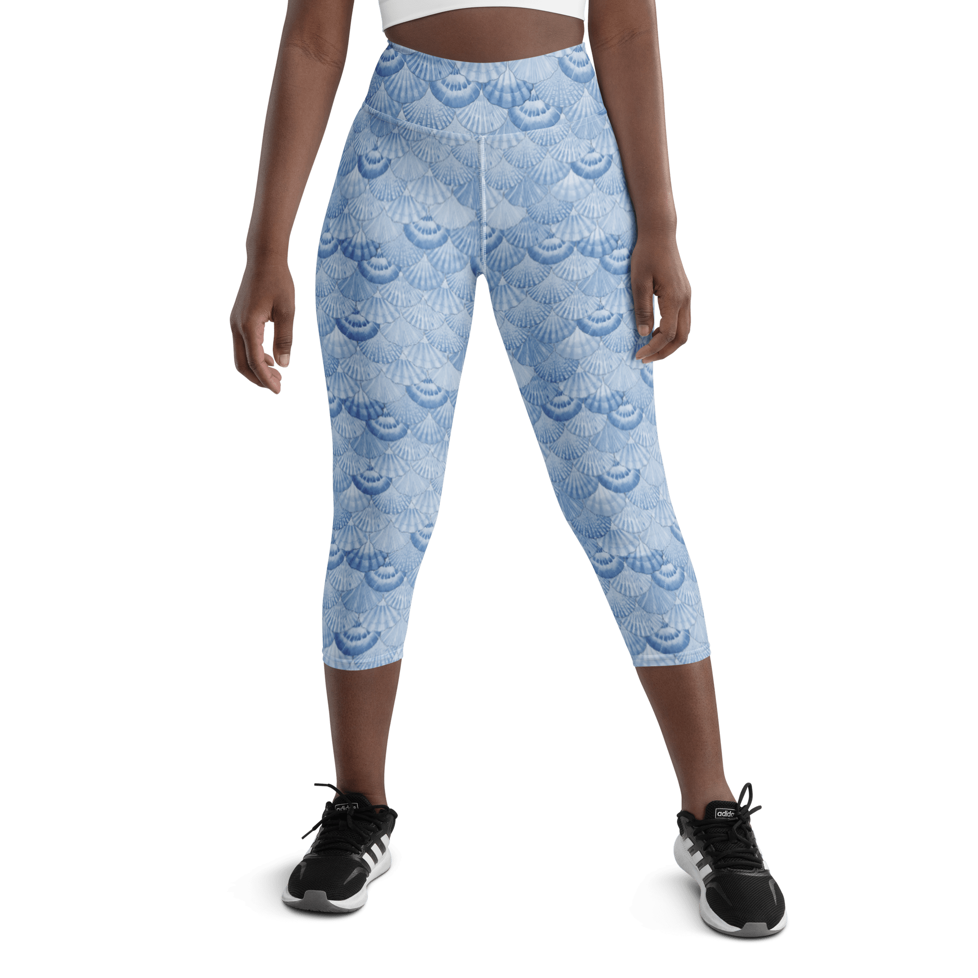 Jolly & Goode Yoga Leggings Mermaid Wight Yoga Capri Leggings Cheeky British Style