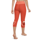 Jolly & Goode Yoga Leggings XS Watercolour English Rose Yoga Capri Leggings Cheeky British Style