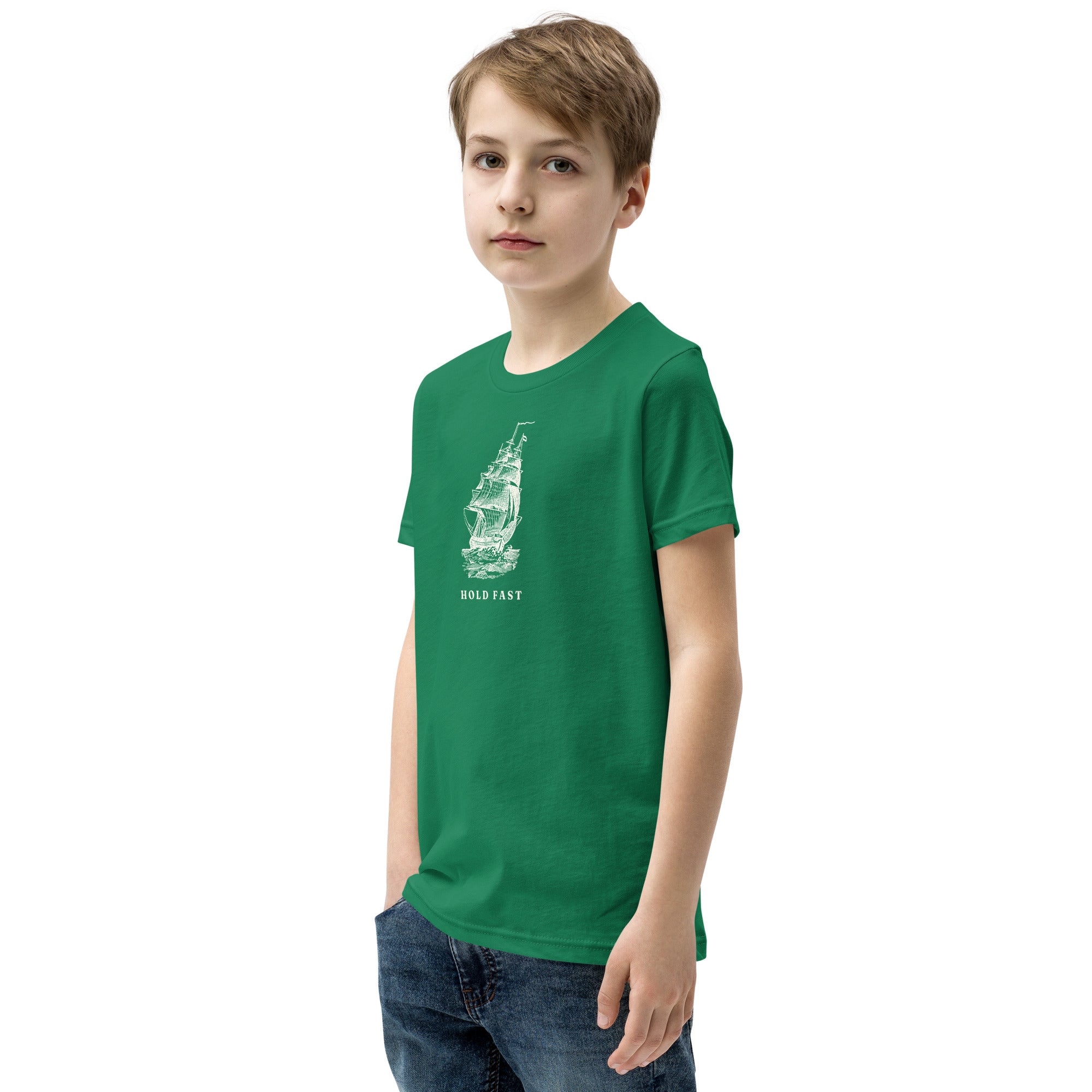 Jolly & Goode Youth T-shirts Hold Fast Nautical Youth Tee Cheeky British Style