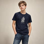 Jolly & Goode Youth T-shirts Navy / S Hold Fast Nautical Youth Tee Cheeky British Style
