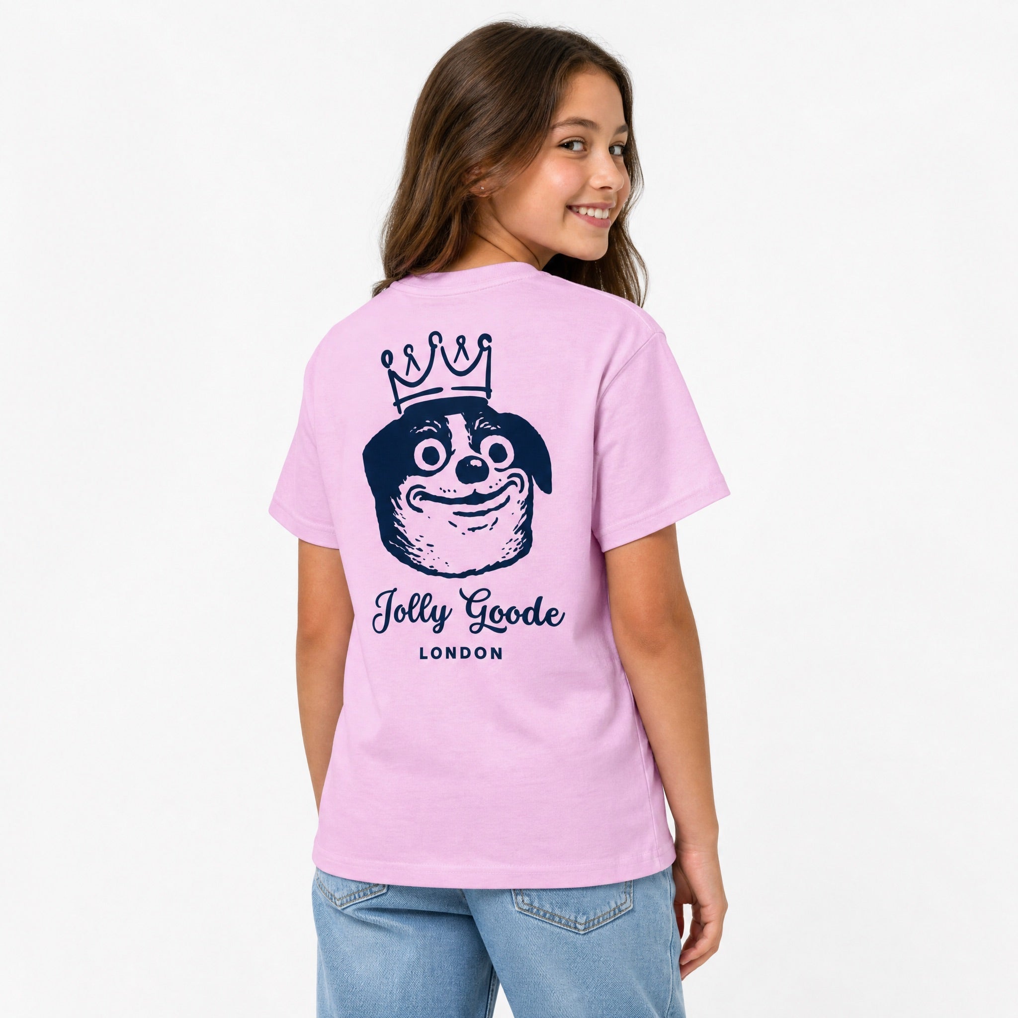 Jolly & Goode Youth T-shirts Orchid / XS Jolly Goode London Youth Heavyweight T-Shirt Cheeky British Style