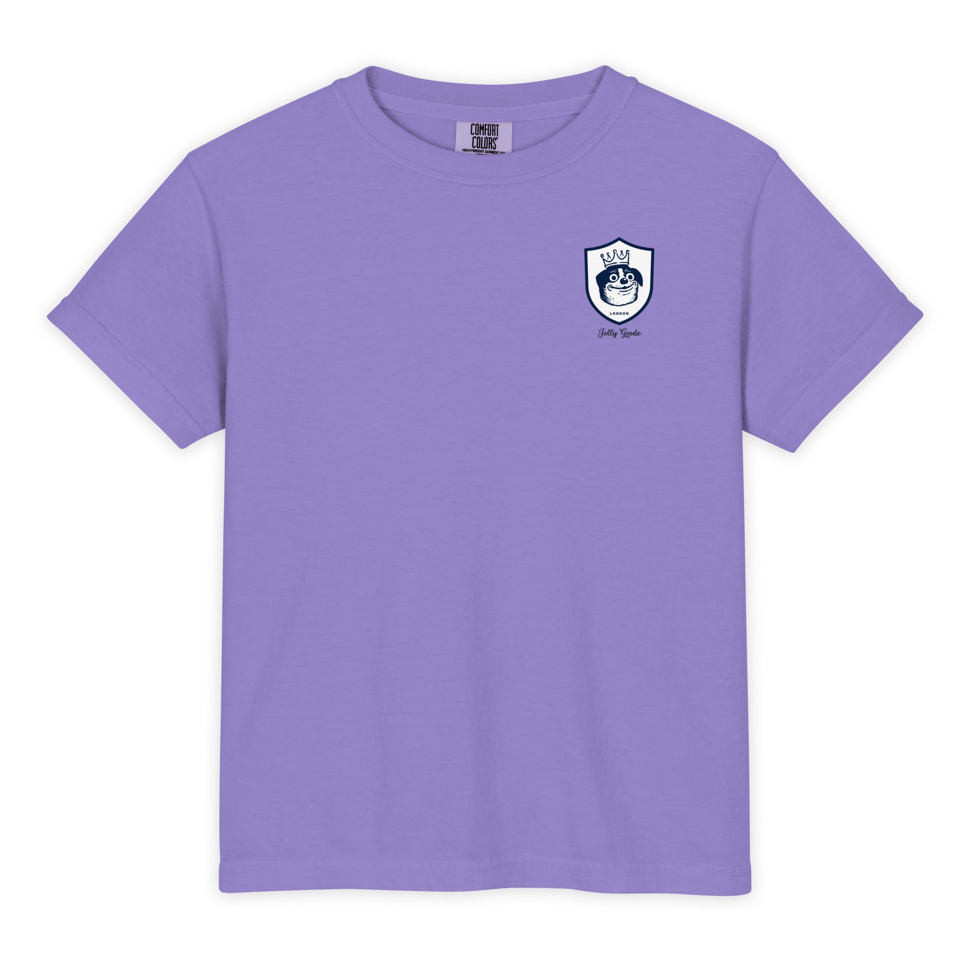 Jolly & Goode Youth T-shirts Violet / XS Jolly Goode London Youth Heavyweight T-Shirt Cheeky British Style