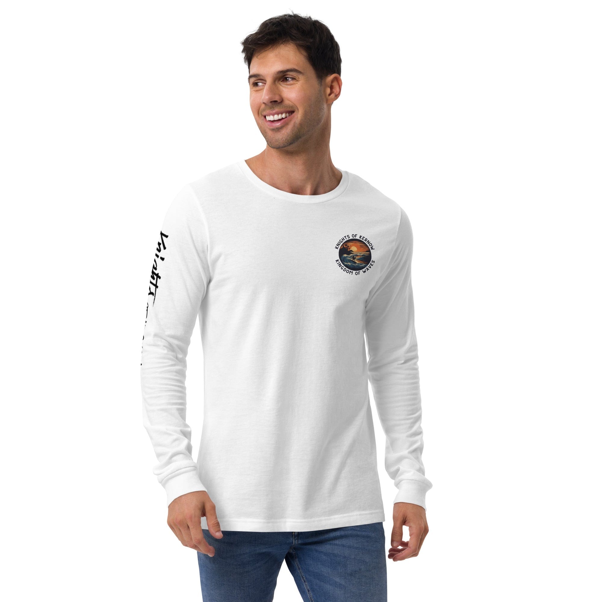 Knights of Kernow Kingdom of Waves Long-Sleeve Surfer Shirt long sleeve shirts Jolly & Goode