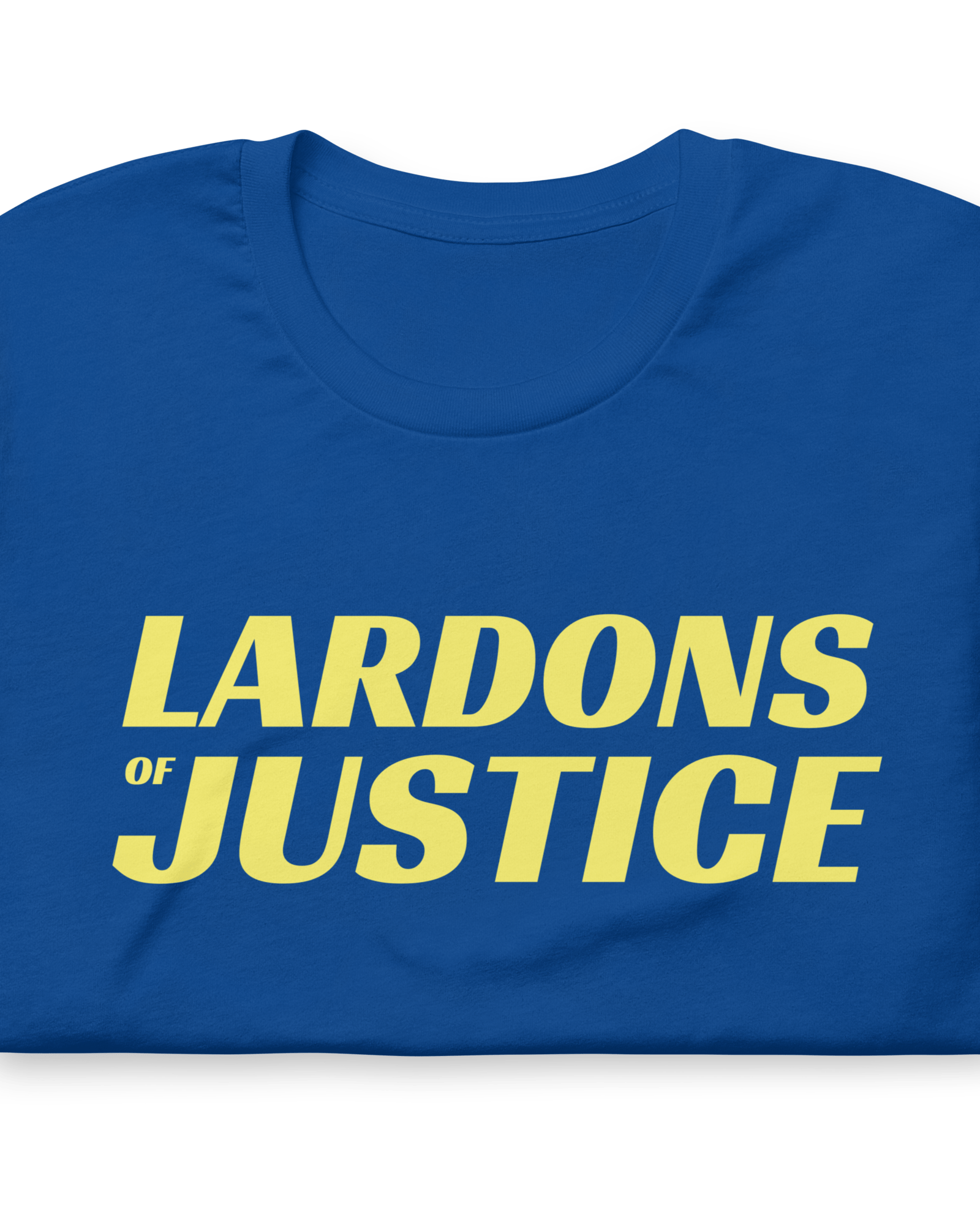Lardons of Justice T-shirt True Royal / S Jolly & Goode