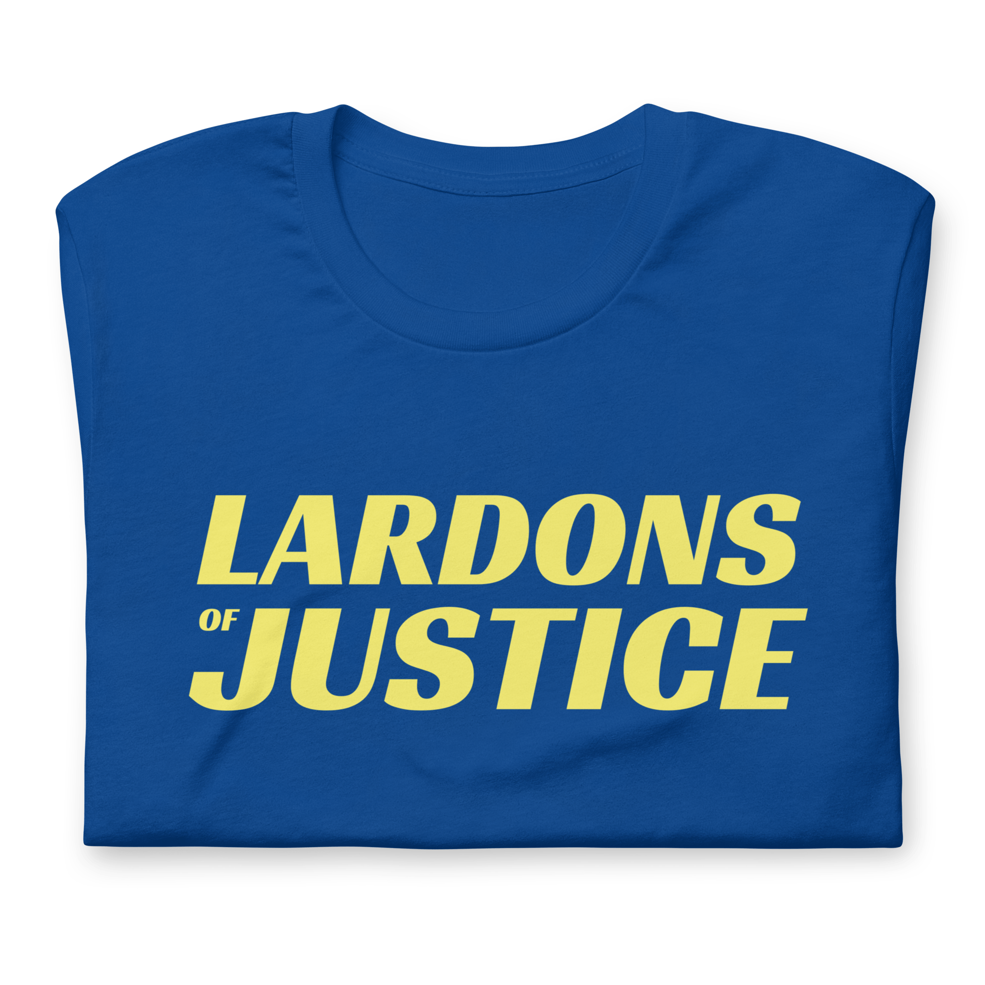 Lardons of Justice T-shirt True Royal / S Jolly & Goode