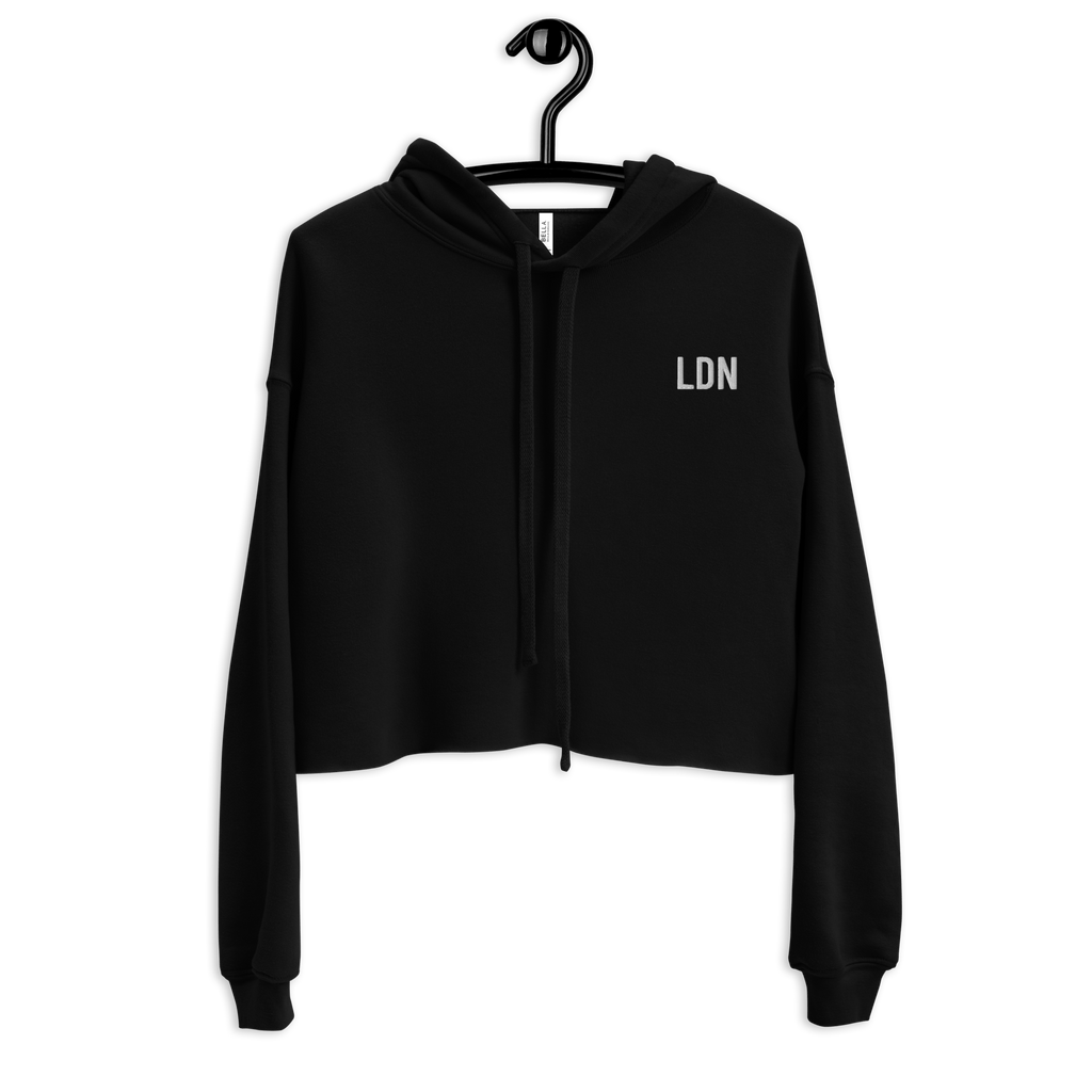 LDN | Crop Hoodie Black / S Shirts & Tops Jolly & Goode