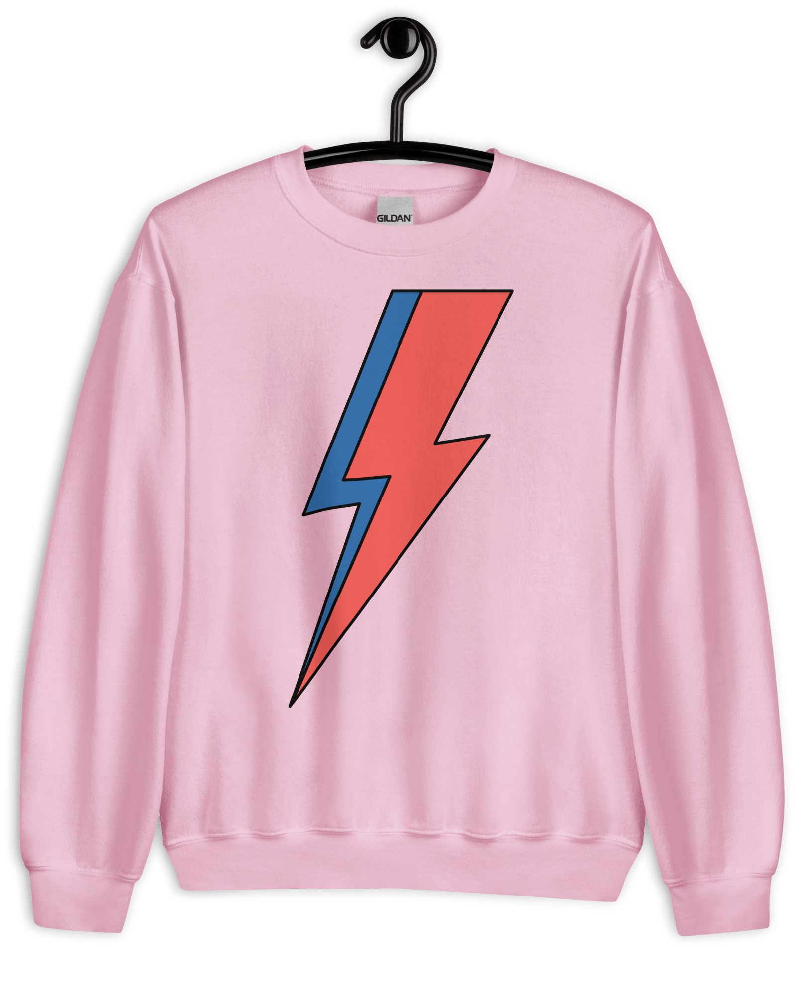 Lightning Bolt Sweatshirt Light Pink / S Jolly & Goode