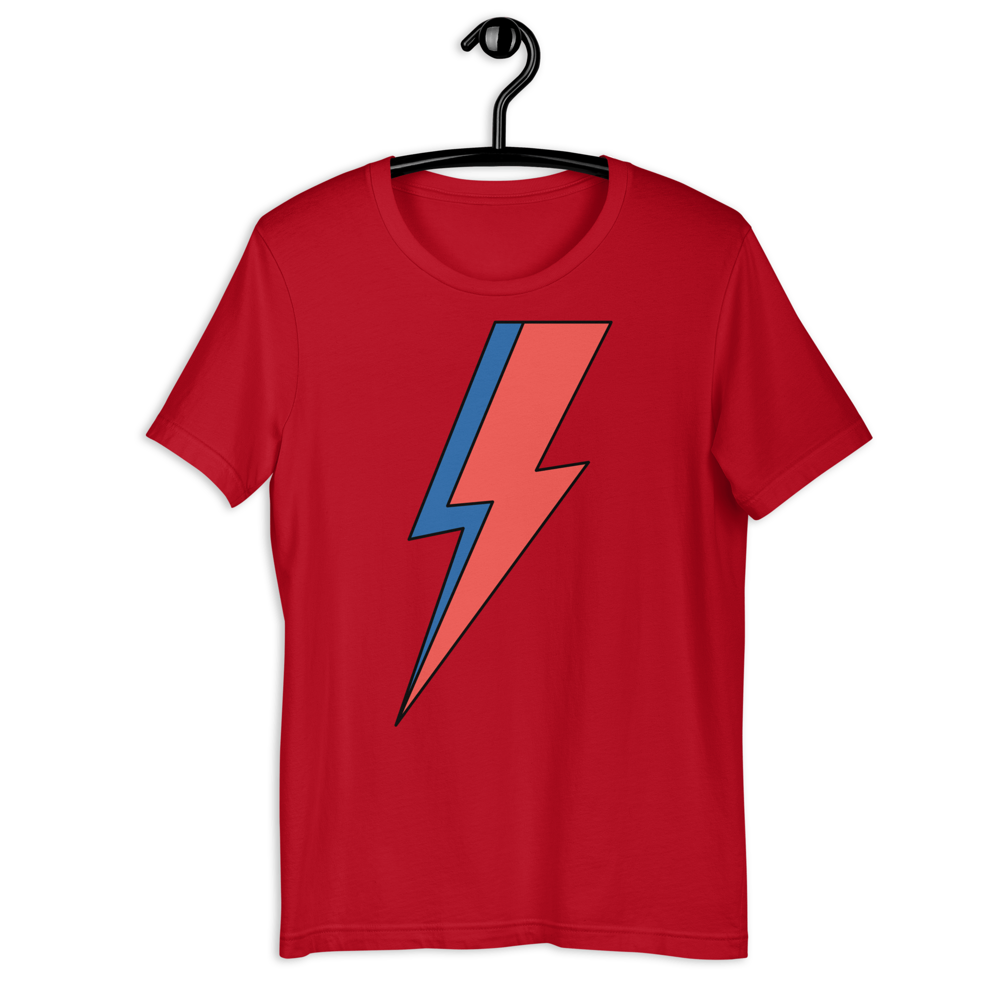 Lightning Bolt T-shirt Red / S Jolly & Goode