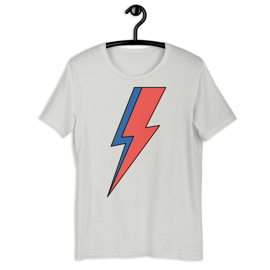 Lightning Bolt T-shirt Silver / S Jolly & Goode