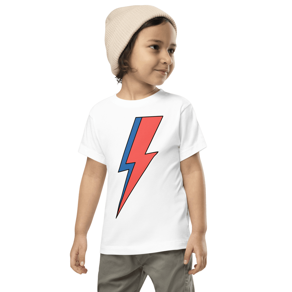 Lightning Bolt Toddler T-shirt White / 2T Baby & Toddler Tops Jolly & Goode