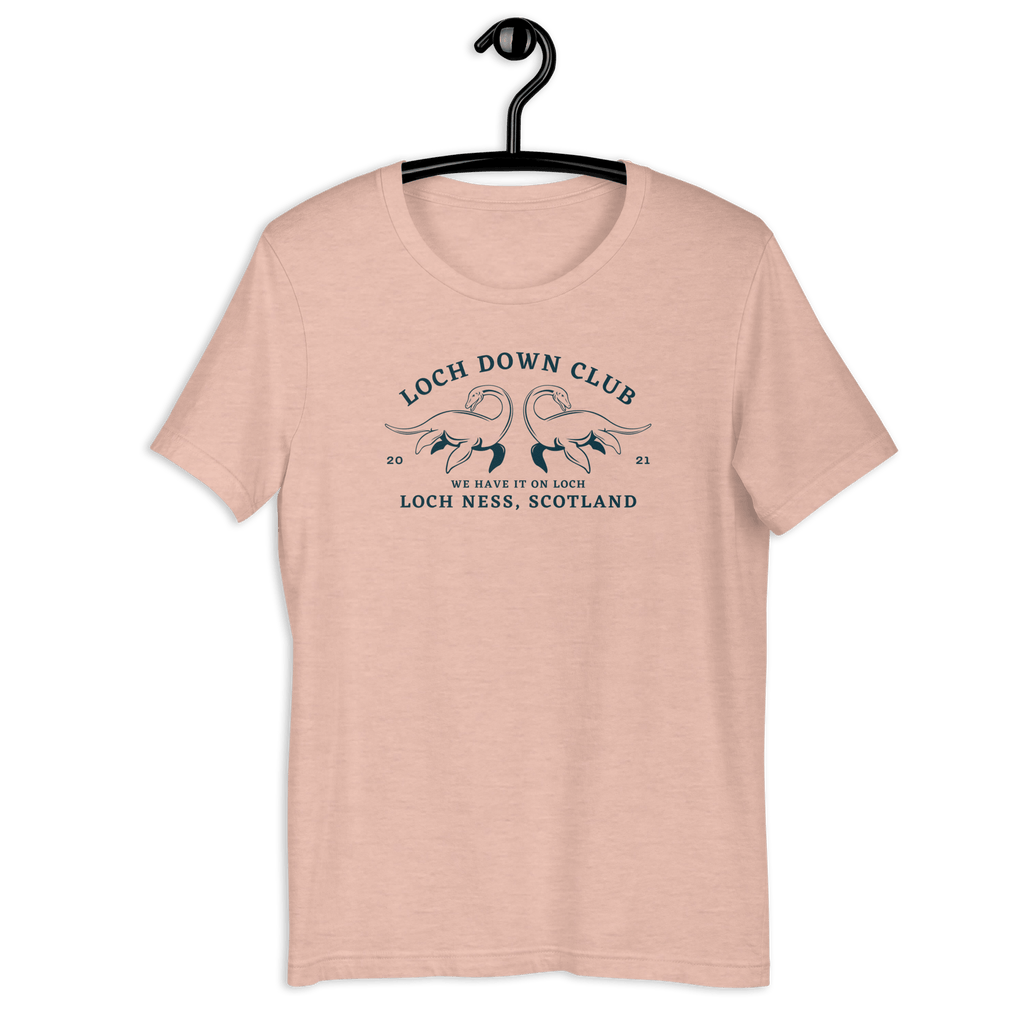 Loch Down Club T-Shirt Heather Prism Peach / S Shirts & Tops Jolly & Goode