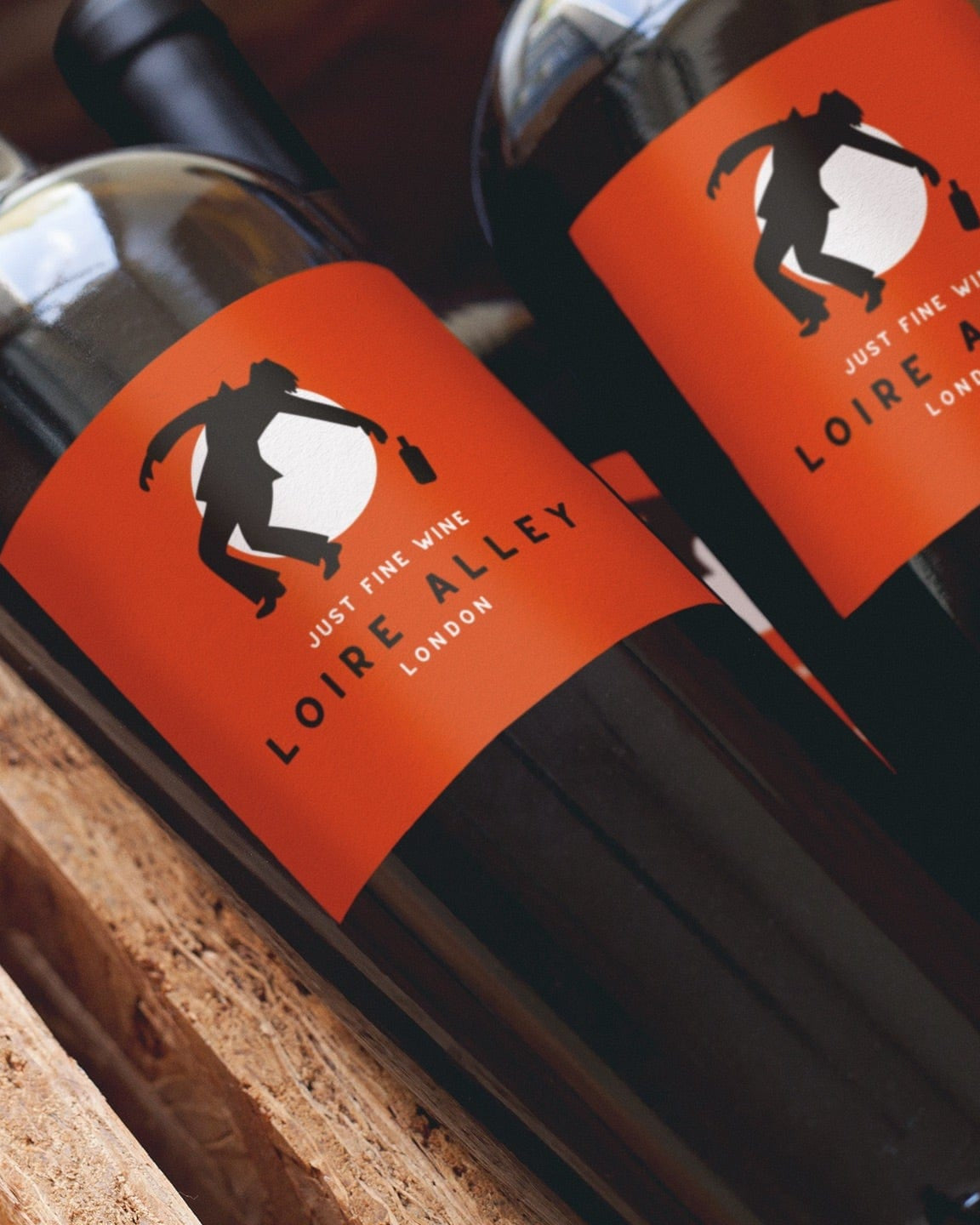 Loire Alley London Wine Bottle Labels Decorative Stickers Jolly & Goode