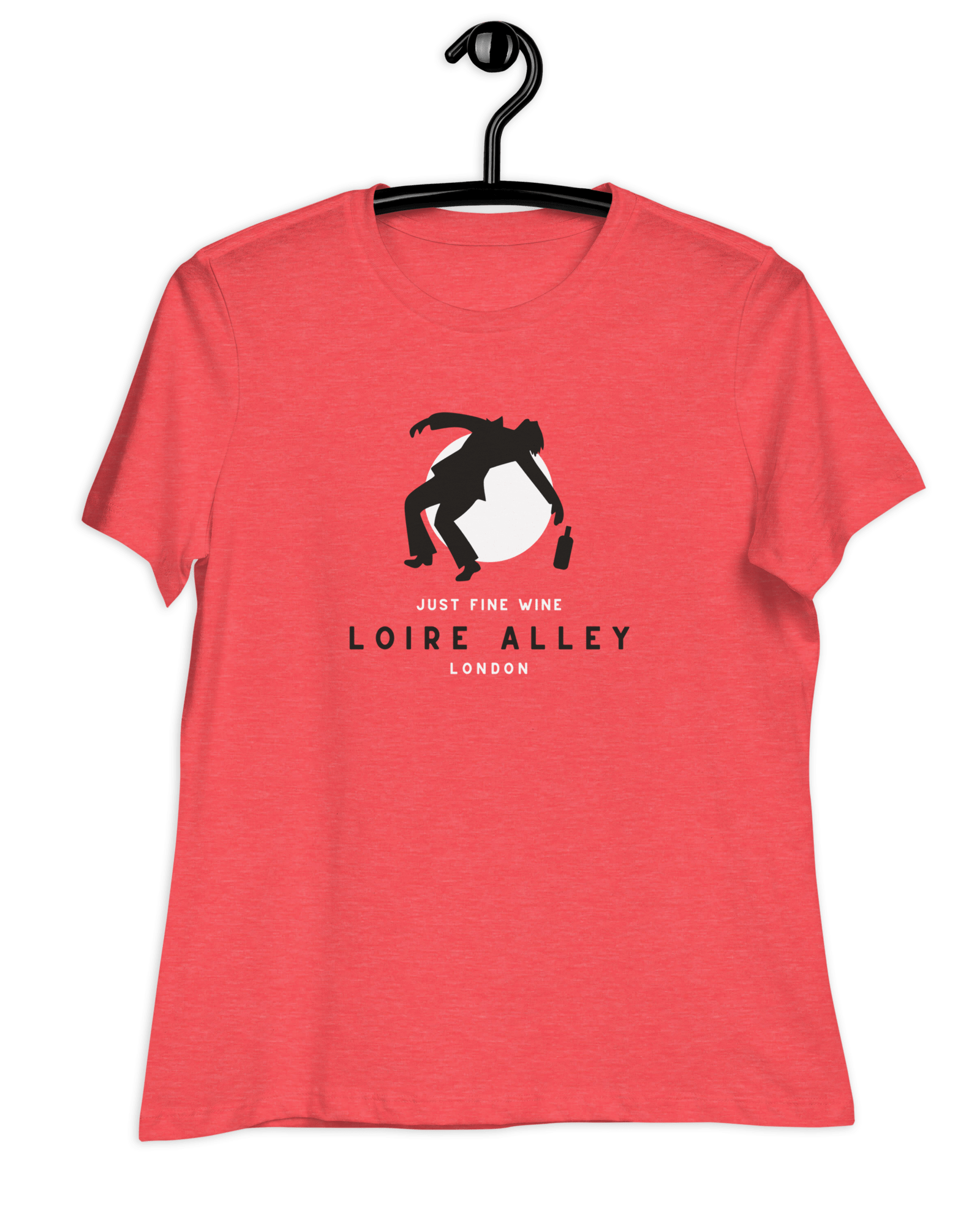 Loire Alley London Women's Relaxed T-Shirt Heather Red / S Shirts & Tops Jolly & Goode