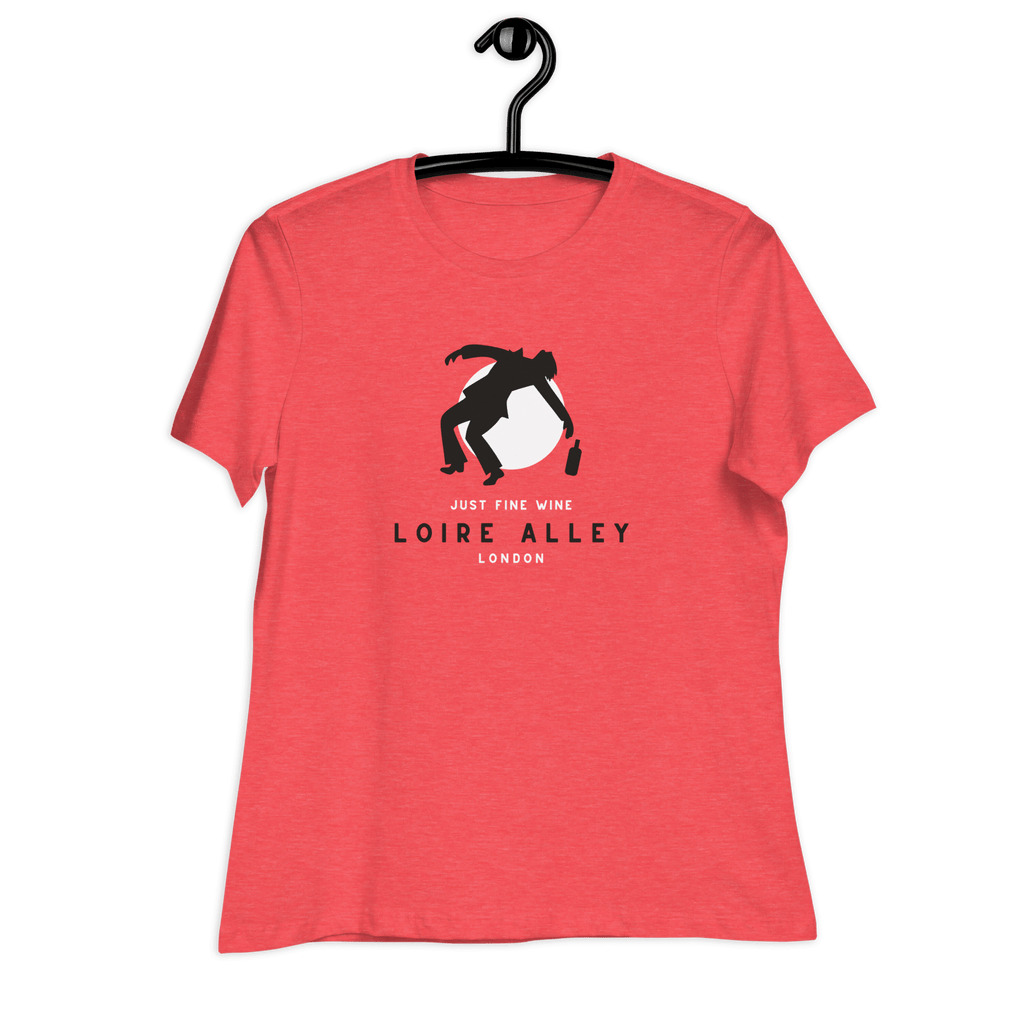 Loire Alley London Women's Relaxed T-Shirt Heather Red / S Shirts & Tops Jolly & Goode