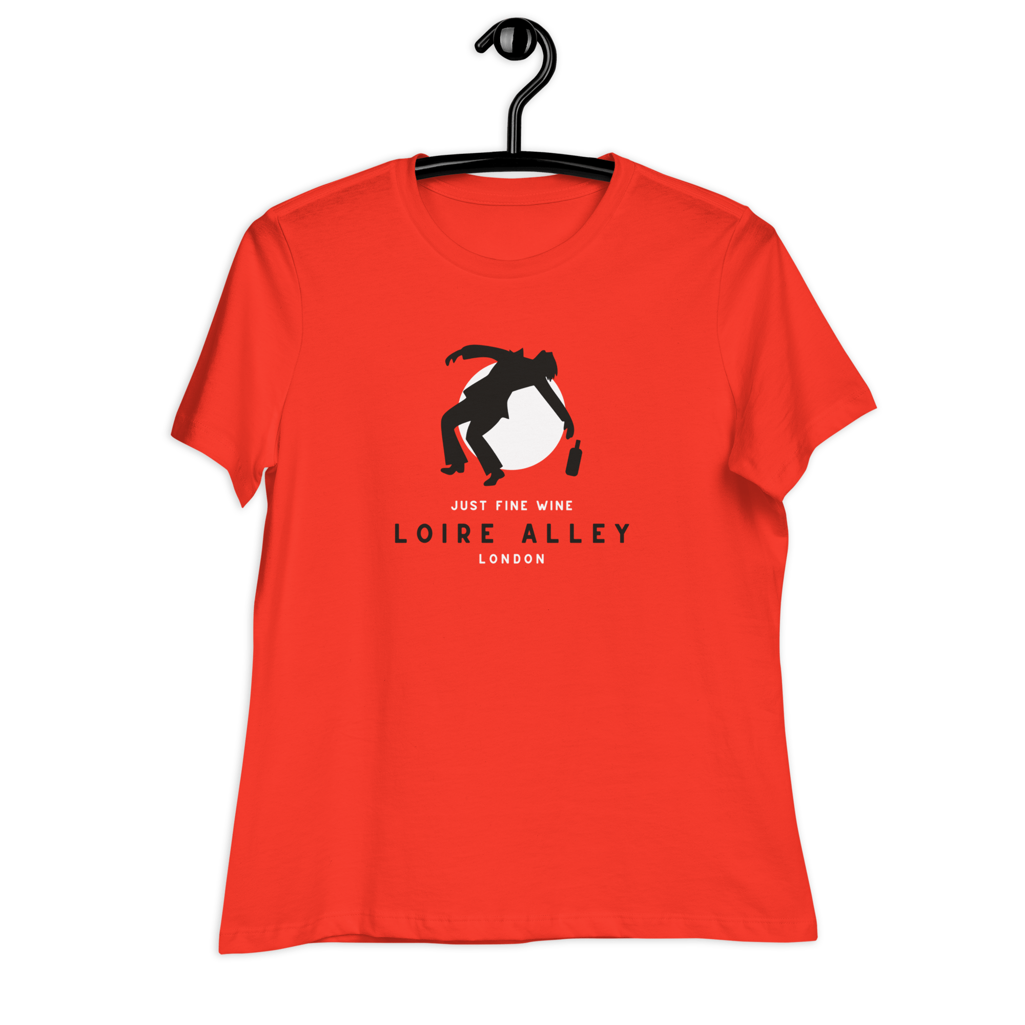 Loire Alley London Women's Relaxed T-Shirt Poppy / S Shirts & Tops Jolly & Goode
