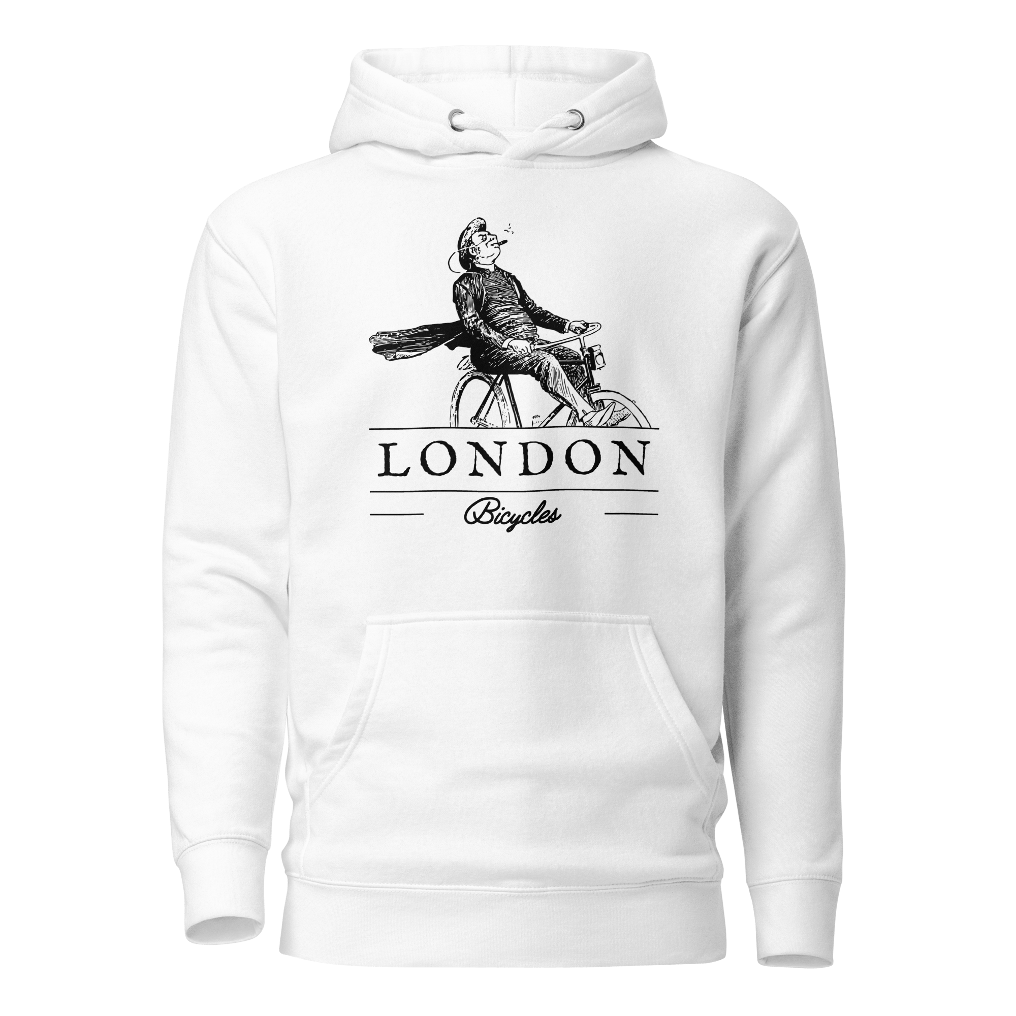 London Bicycles Hoodie White / S Jolly & Goode