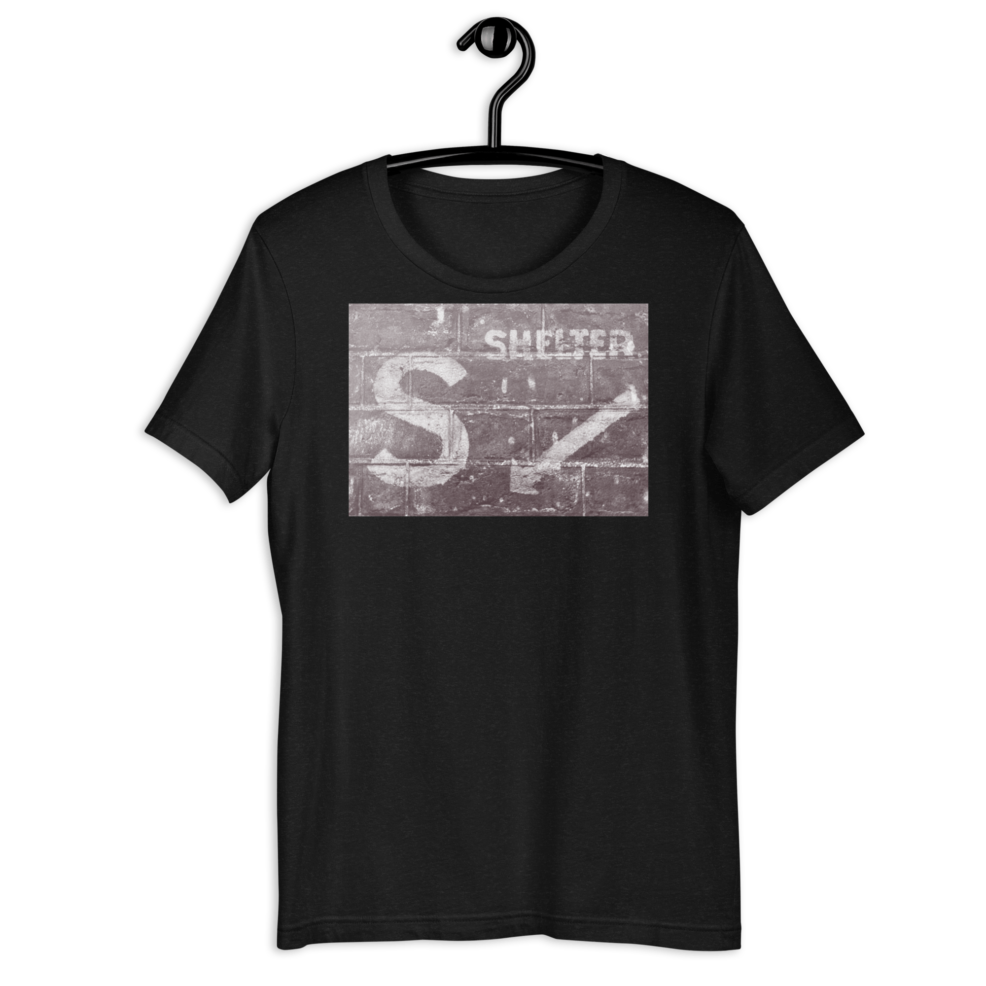 London Shelter T-shirt Black Heather / XS Shirts & Tops Jolly & Goode